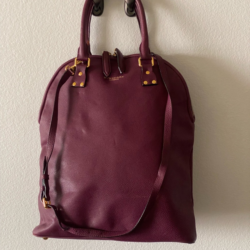 Vintage Authentic BURBERRY PRORSUM leather tote bag.